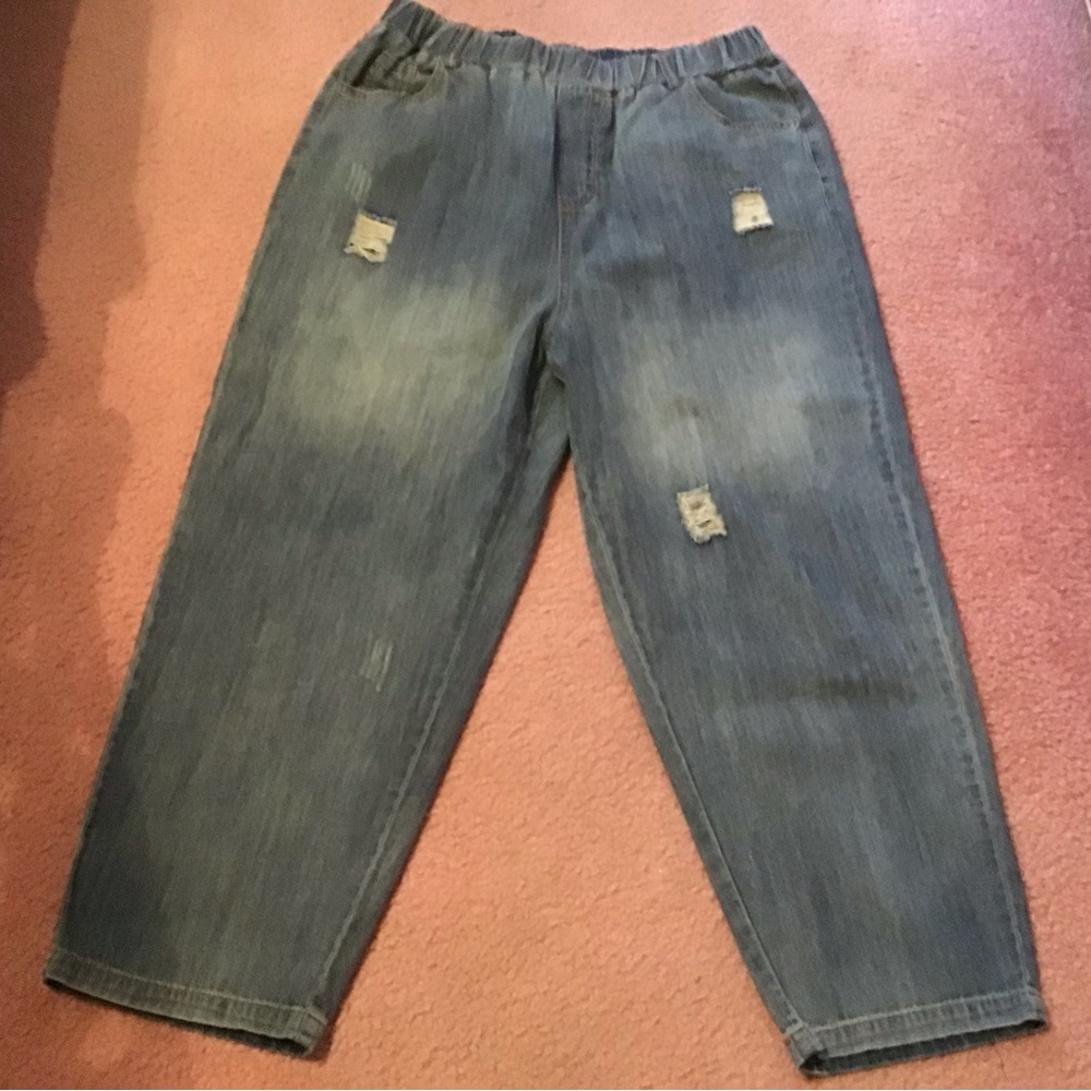 Willow Creek Crop Boho Pants from Jaded Gypsy Indigo
